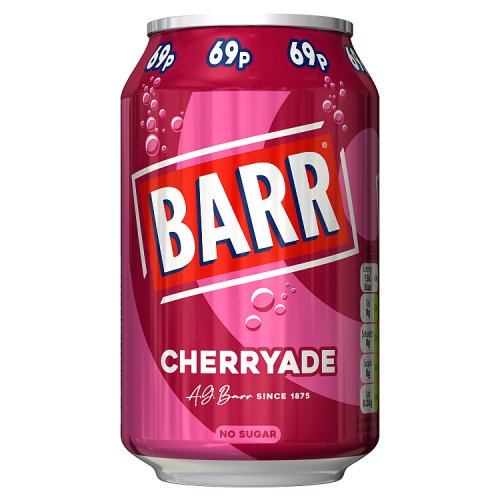 Barr Cherryade PM 69p 330ml pack shot