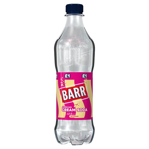 BARR American Cream Soda PM £1 500ml pack shot