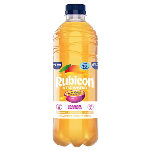 Rubicon Spring Vits Still Mango Passion 500ml PMP pack shot
