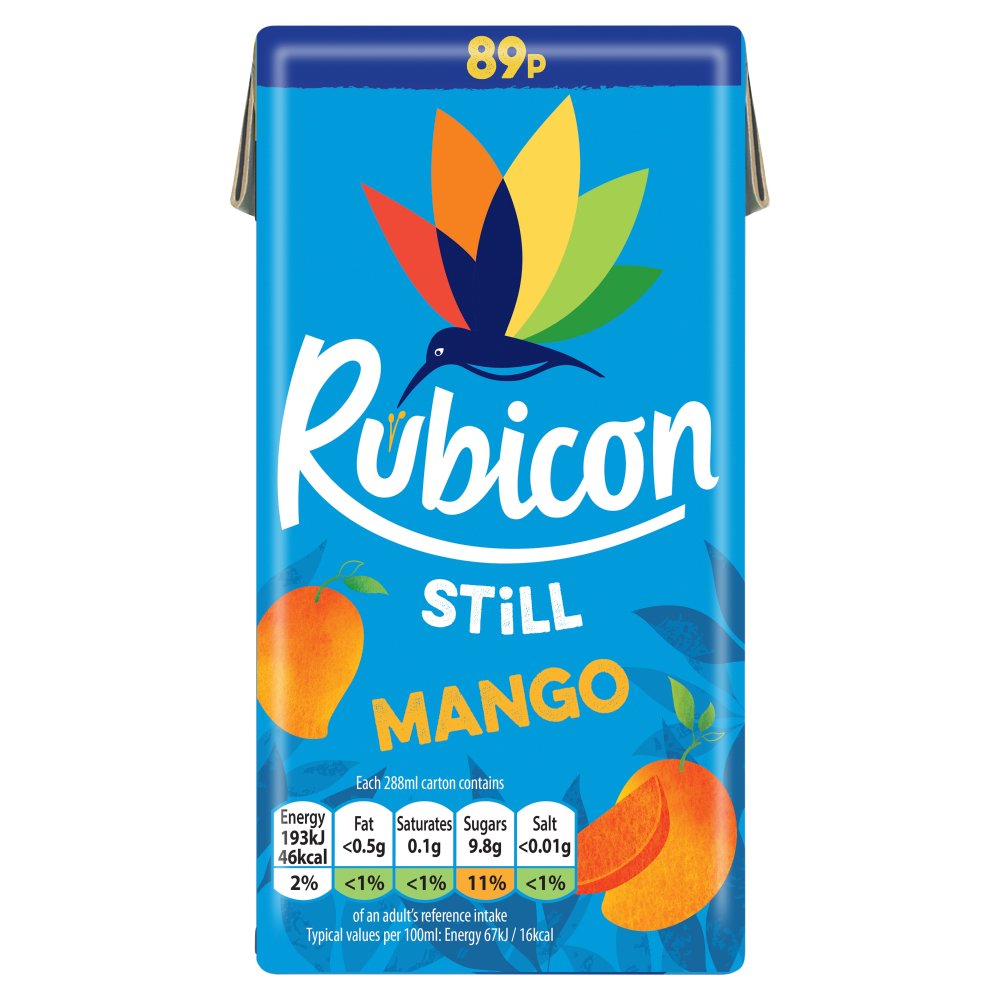 Rubicon Mango 288ml PMP pack shot