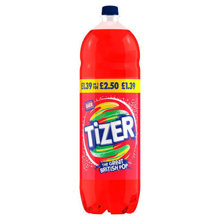 Barr Tizer /2f£2.50 PM £1.39 2Ltr pack shot