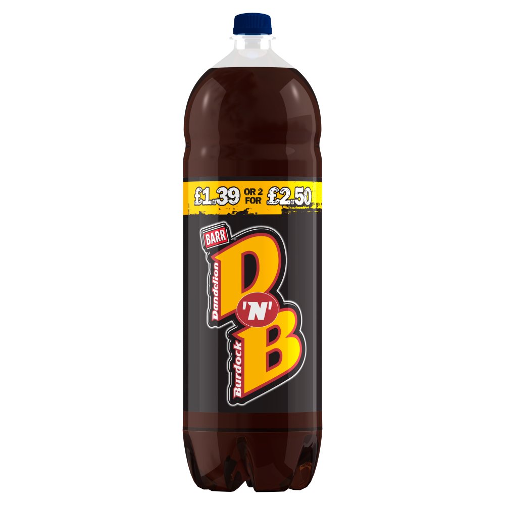 Barr Dandelion and Burdock /2f£2.50 PM £1.39 2Ltr pack shot