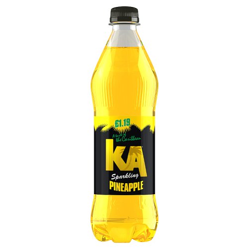 Ka Sparkling Pineapple PM £1.19 500ml pack shot