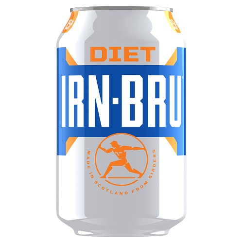 Irn Bru Diet PM 85p 330ml pack shot