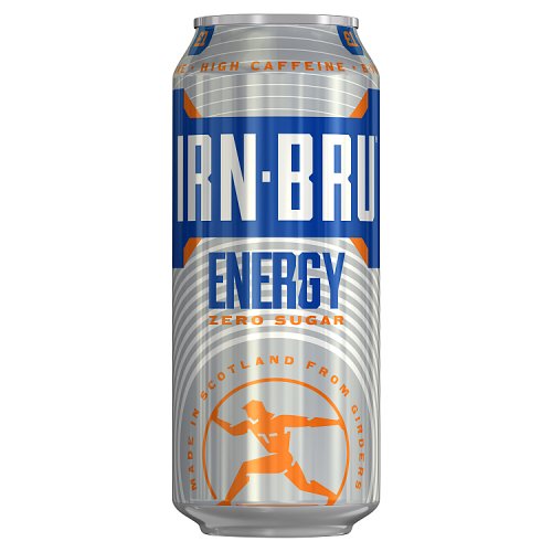 Irn Bru Zero Energy 500ml PMP pack shot