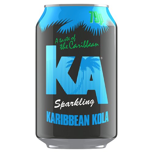 Ka Sparkling Karibbean Kola PM 79p 330ml pack shot