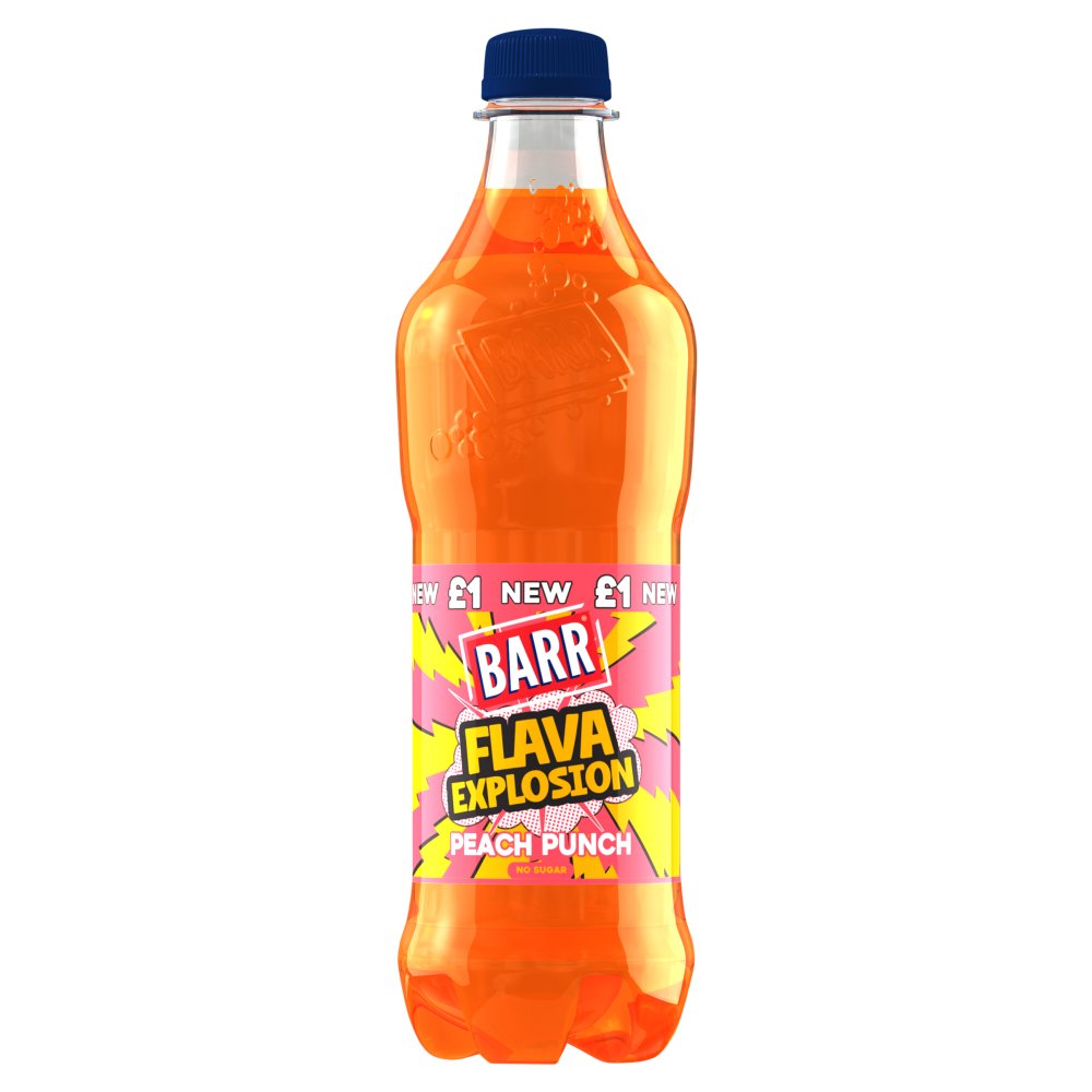 BARR Peach Punch PM £1 500ml pack shot