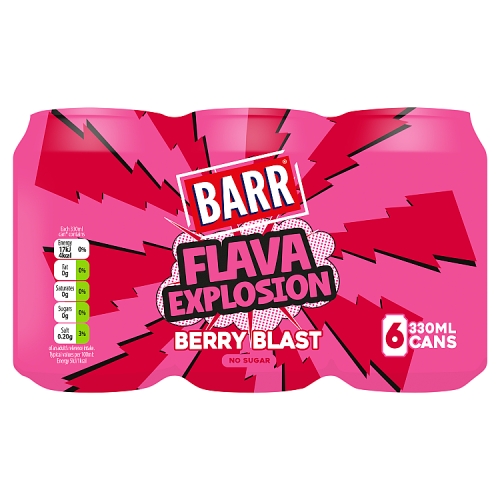Barr Berry Blast 6pk (6 x 330ml) pack shot