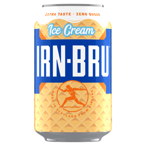 Irn Bru Zero Ice Cream 330ml pack shot