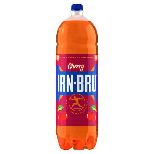 Irn Bru Zero Cherry PM £1.79 2Ltr pack shot