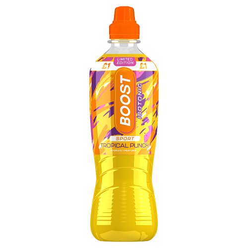 Boost Sport Tropical Punch PM £1 500ml pack shot
