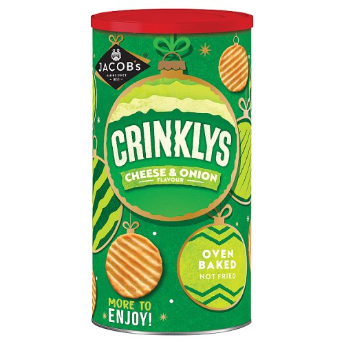 Jacobs Crinklys Caddy Cheese & Onion 200g pack shot