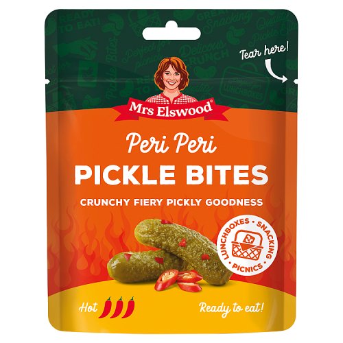 Mrs Elswood Peri Peri Pickles 50g pack shot