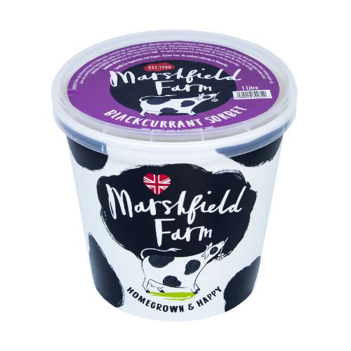 Marshfield Blackcurrant Sorbet 2.4Ltr pack shot