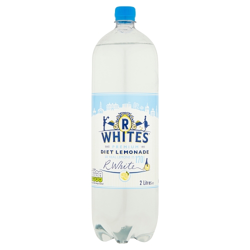 R Whites Lemonade Diet 2Ltr pack shot