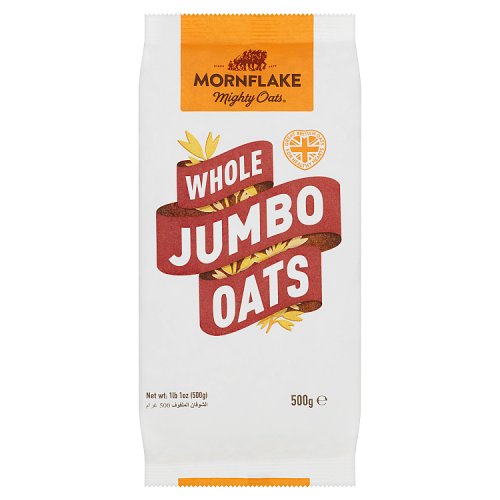Mornflake Mighty Oats Whole Jumbo Oats 500g pack shot