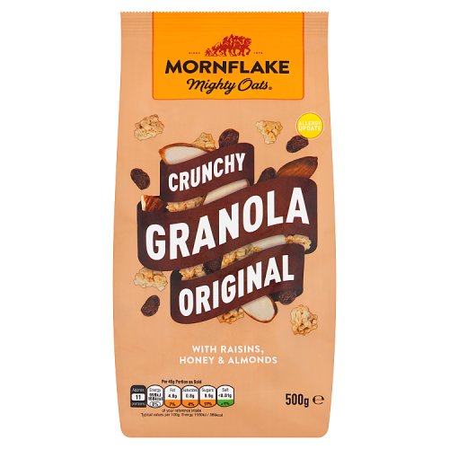 Mornflake Original Raisin & Honey Bag 500g pack shot