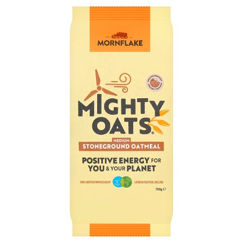 Mornflake Medium Oatmeal Bag 750g pack shot