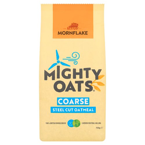 Mornflake Coarse Oatmeal Bag 750g pack shot