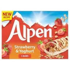 Alpen Bar 5pk Strawberry & Yoghurt (5 x 29g) pack shot