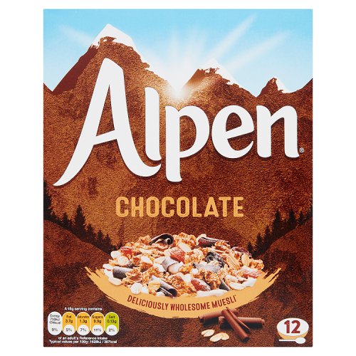 Alpen Chocolate 550g pack shot