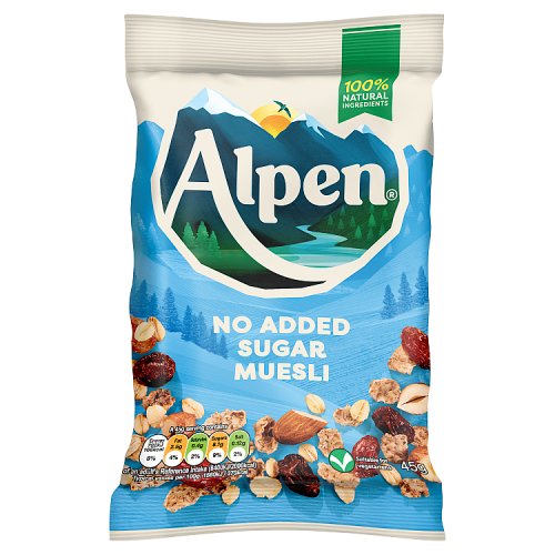 Alpen Muesli NAS Sachets 45g pack shot