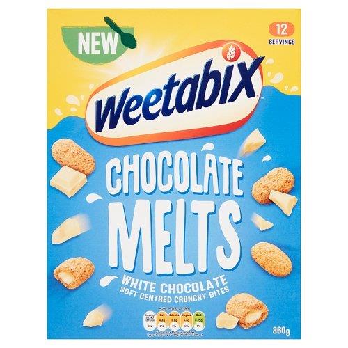 Weetabix Melts White Chocolate 360g pack shot