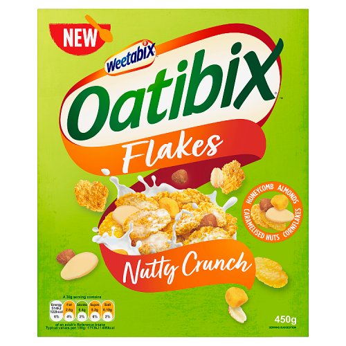 Weetabix Oatiflakes Nutty Crunch 450g pack shot