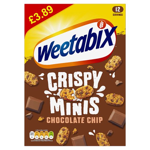 Weetabix Chocolate Crispy Minis PM £3.89 500g pack shot