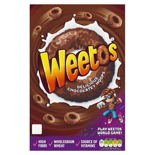 Weetos Chocolatey Hoops 420g pack shot