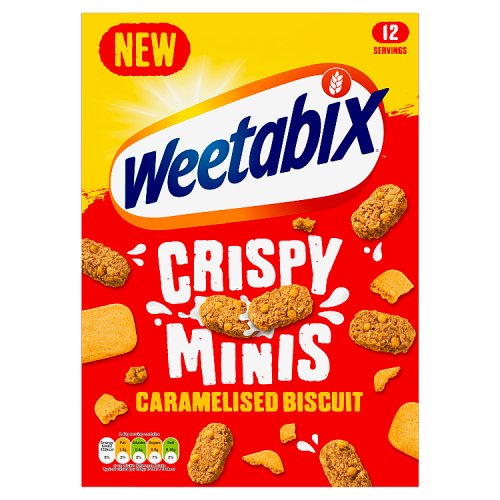 Weetabix Minis Caramelised Biscuit 500g pack shot