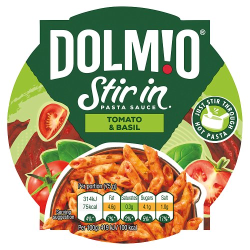 Dolmio Tomato Basil Stir In 150g pack shot