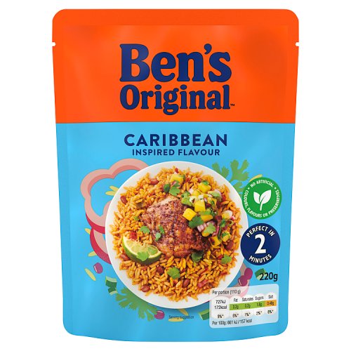 Bens Original RTH Caribbean 220g pack shot