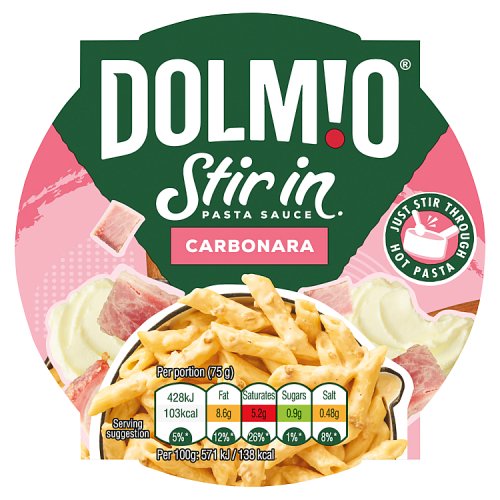 Dolmio Stir In Carbonara Pasta Sauce 150g pack shot