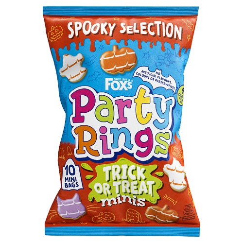 Foxs Party Rings Trick or Treat Minis 210g pack shot