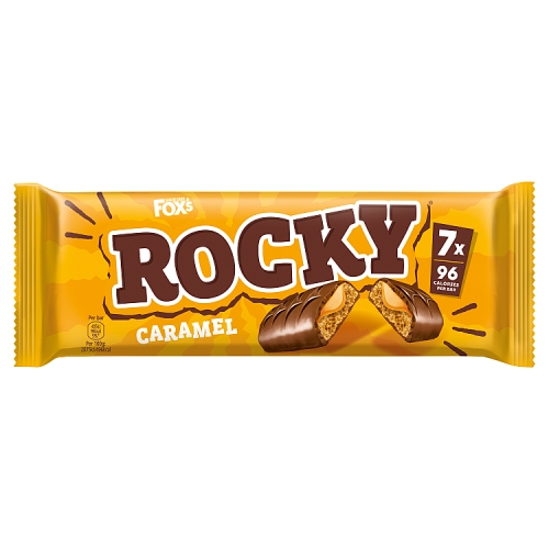 Foxs Rocky Caramel 7pk (7 x 19.5g) pack shot