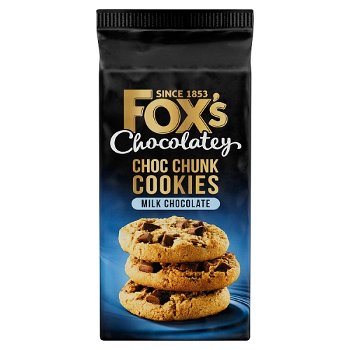 Foxs Milk Chocolate Cookies 180g pack shot
