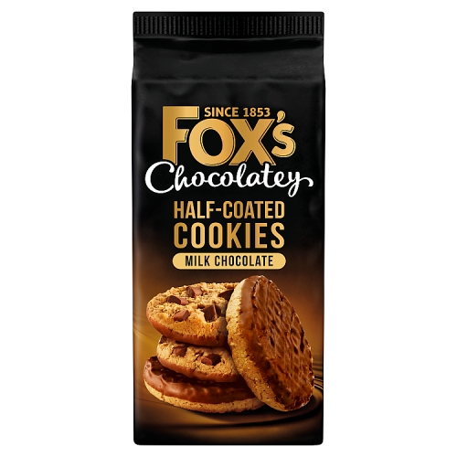 Foxs Half Coated Cookies 175g pack shot