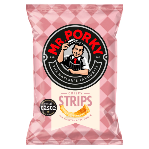 Mr Porky Crispy Strips 35g pack shot