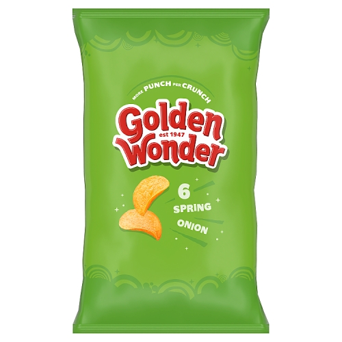 Golden Wonder Spring Onion 6pk (6 x 25g) pack shot