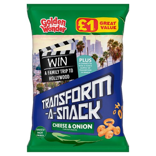 Transform A Snack Cheese & Onion PM £1 56g pack shot