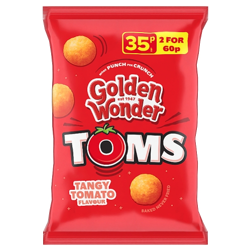Golden Wonder Tangy Toms 2f60p 22g PMP pack shot