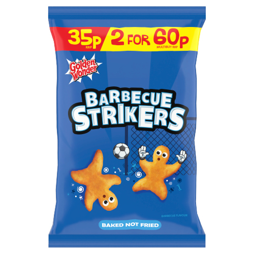 Golden Wonder BBQ Strikers 2f60p 22g PMP pack shot