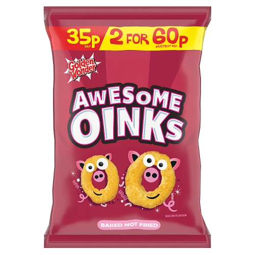 Golden Wonder Awesome Oinks 2f60p 22g PMP pack shot