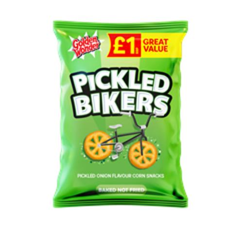 Golden Wonder Pickled Onion Bikers PM £1 50g pack shot