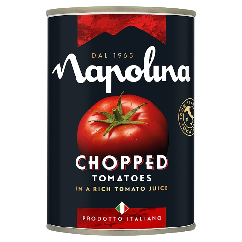 Napolina Chopped Tomatoes 400g pack shot
