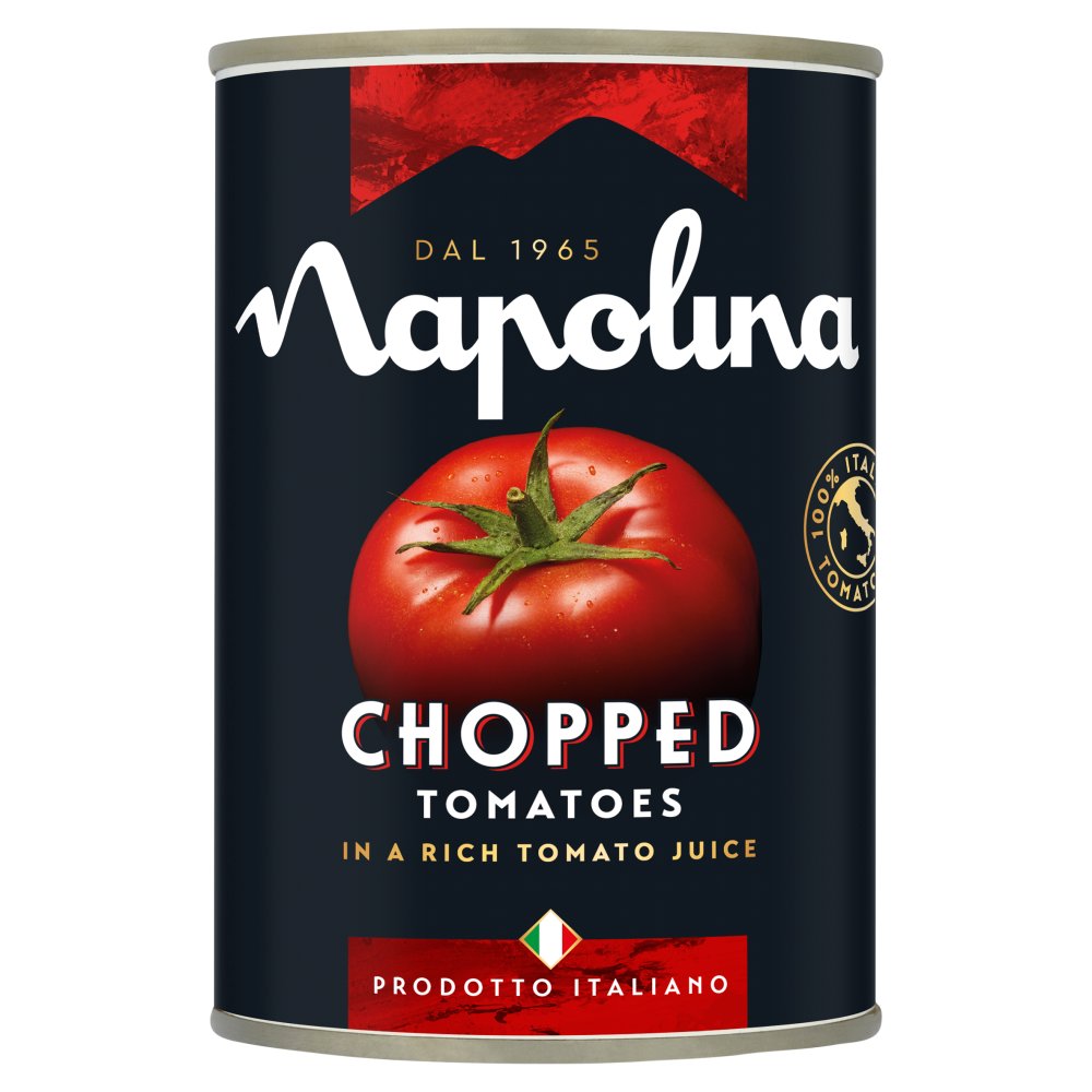 Napolina Chopped Tomatoes 400g pack shot