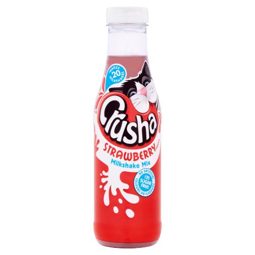 Crusha NAS Strawberry Milkshake Mix 500ml pack shot