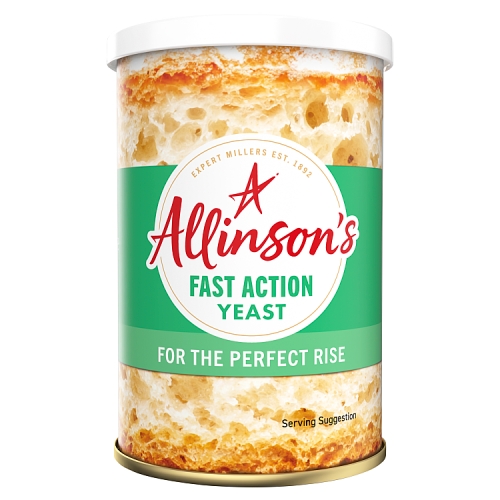 Allinson Easybake Yeast Drum 100g pack shot