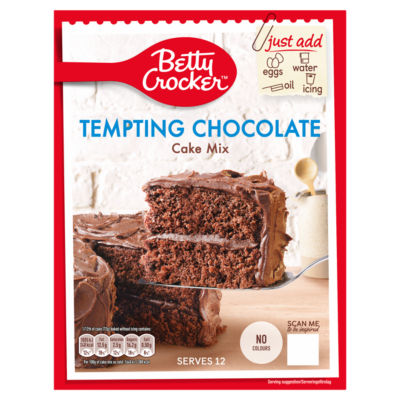 Betty Crocker Tempting Chocolate Cake Mix 425g pack shot